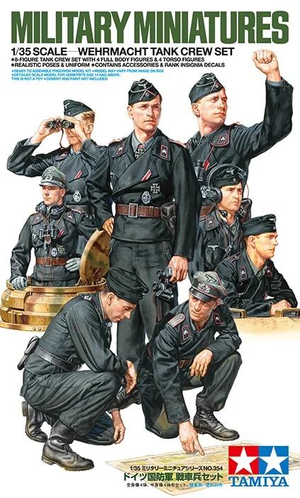 Tamiya 1/35 Wehmacht Tank Crew Model Kit — official product photo 1