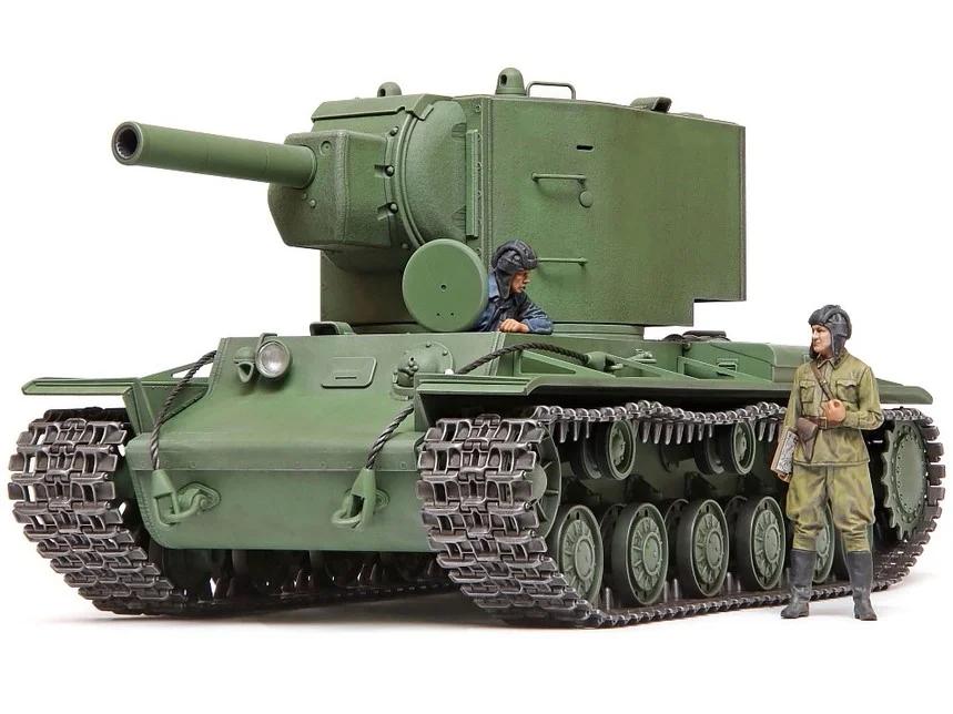 Tamiya 1/35 KV-2 Russian Heavy Tank Model Kit — box art