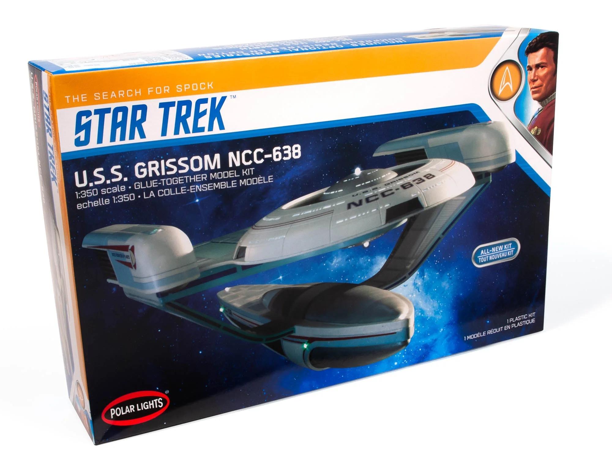 Polar Lights 1/350 Star Trek Uss Grissom Model Kit — official product photo 1