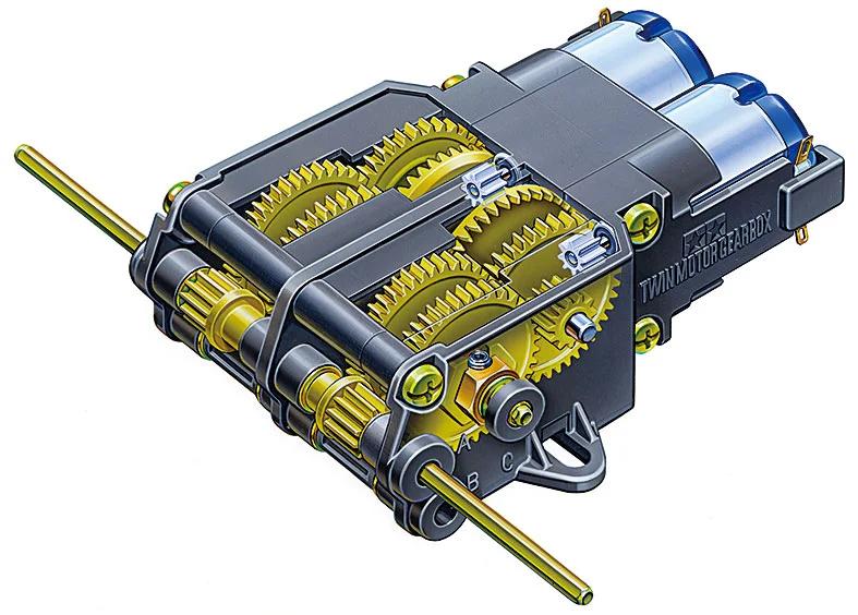Tamiya Twin Motor Gearbox Model Kit — official product photo 1