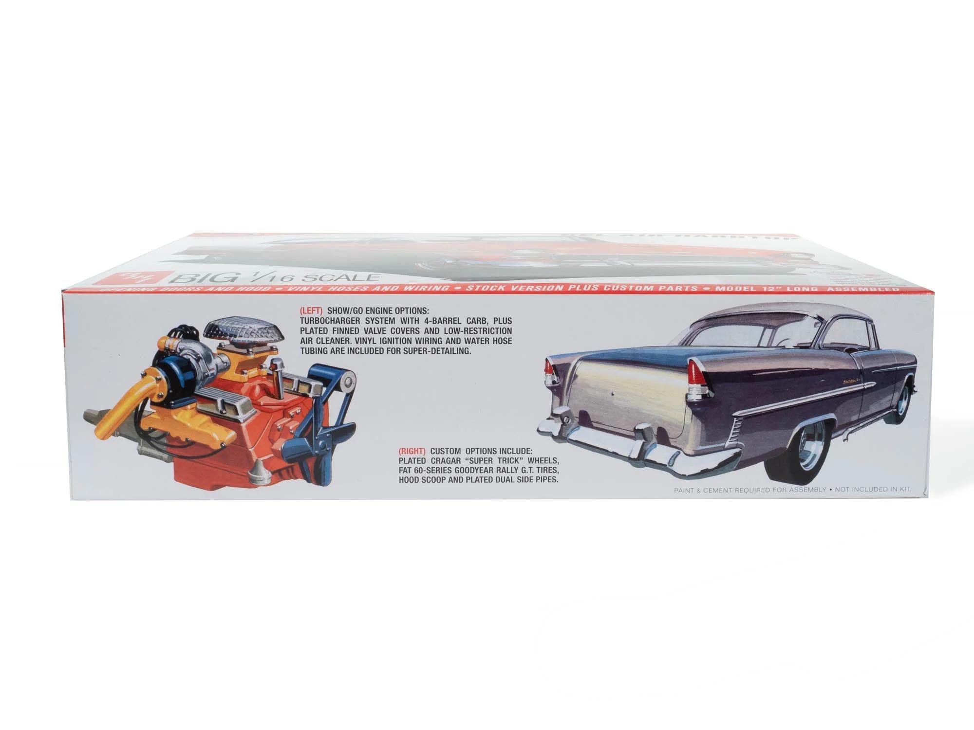 AMT 1/16 55 Chevy Bel Air Hardtop Model Kit — official product photo 3
