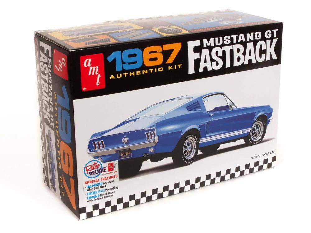 AMT 1/25 67 Ford Mustang Gt Fastback Model Kit — official product photo 1