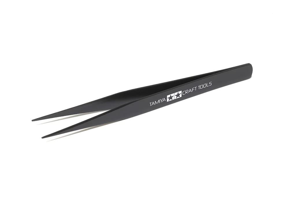 Tamiya Straight Tweezers — official product photo 1