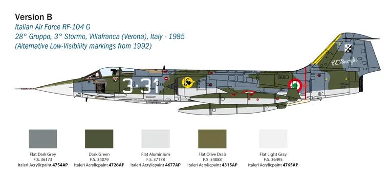 Italeri 1/32 F104g S Starfighter Model Kit — official product photo 5