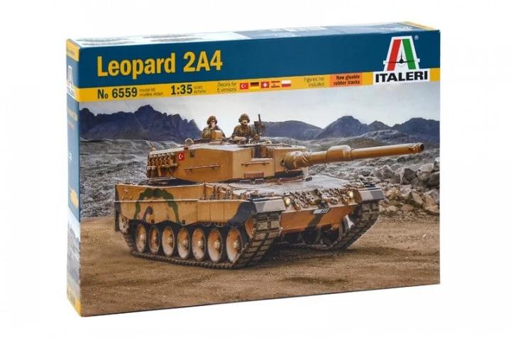 Italeri 1/35 Leopard 2a4 Tank Model Kit — box art