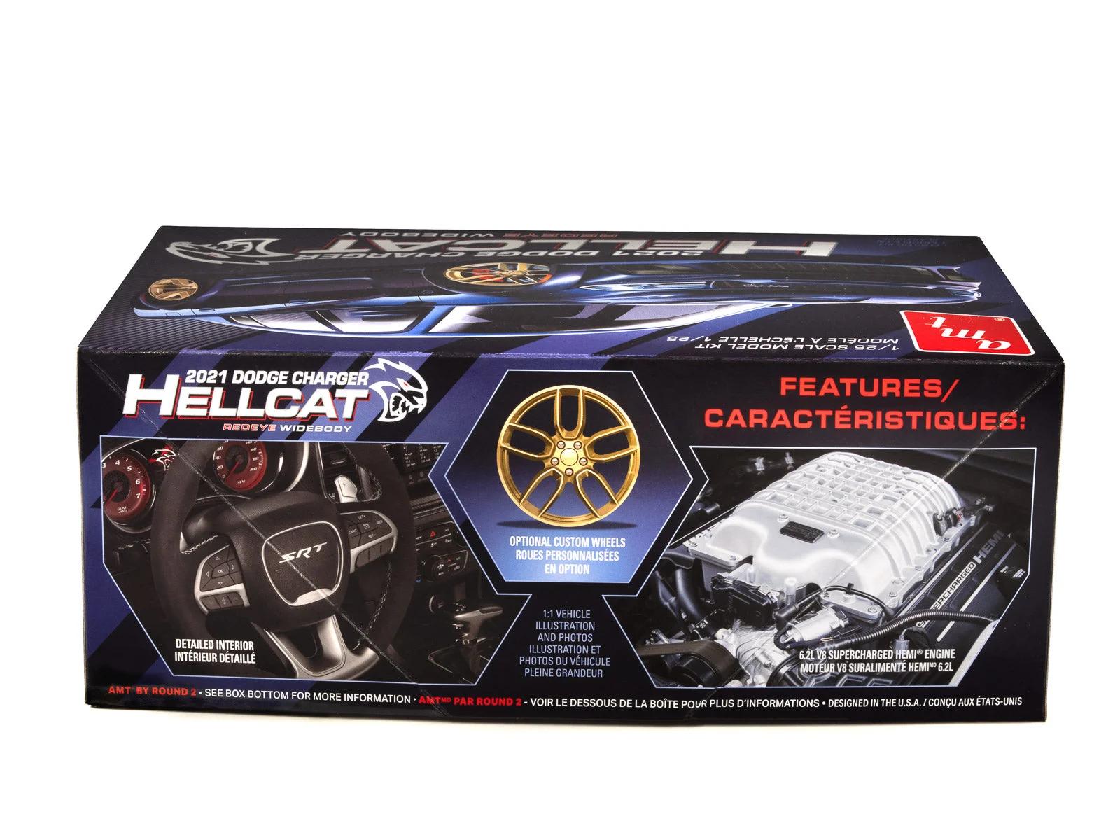 AMT 1/25 Charger Hellcat Redeye Widebody Model Kit — official product photo 3
