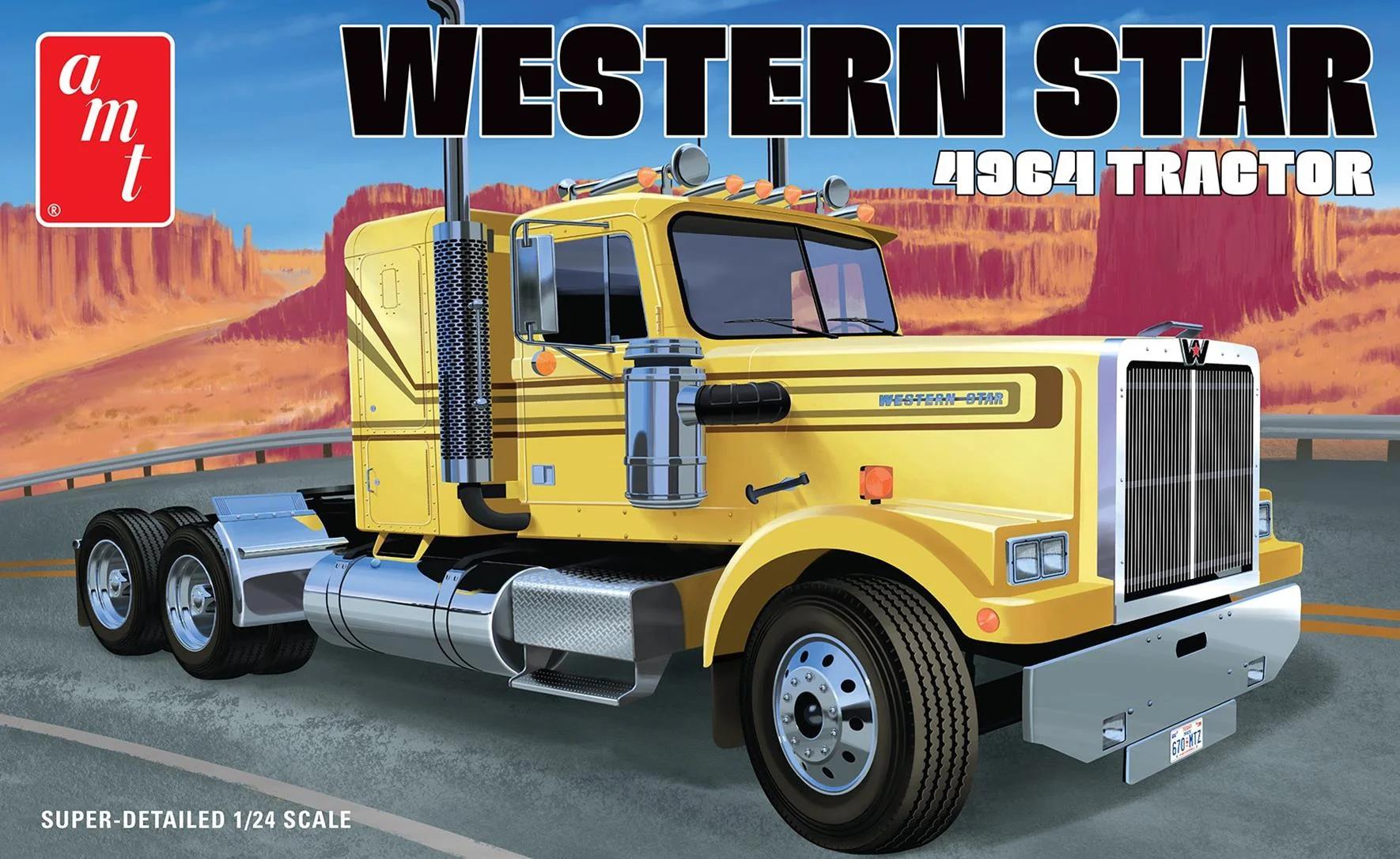 AMT 1/24 Western Star 4964 Tractor Model Kit — box art