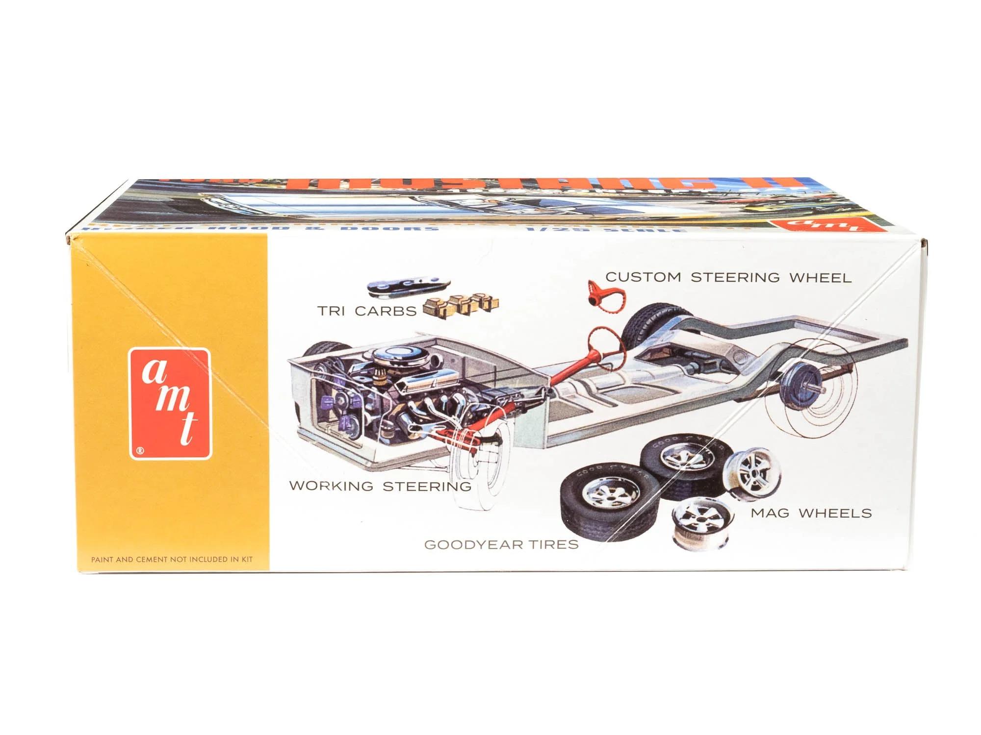 AMT 1/25 63 Ford Mustang II Concept Model Kit — official product photo 3