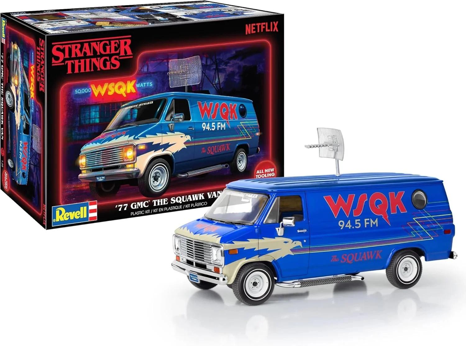 Revell 1/24 77 Gmc Squawk Van Stranger Thi Model Kit — box art
