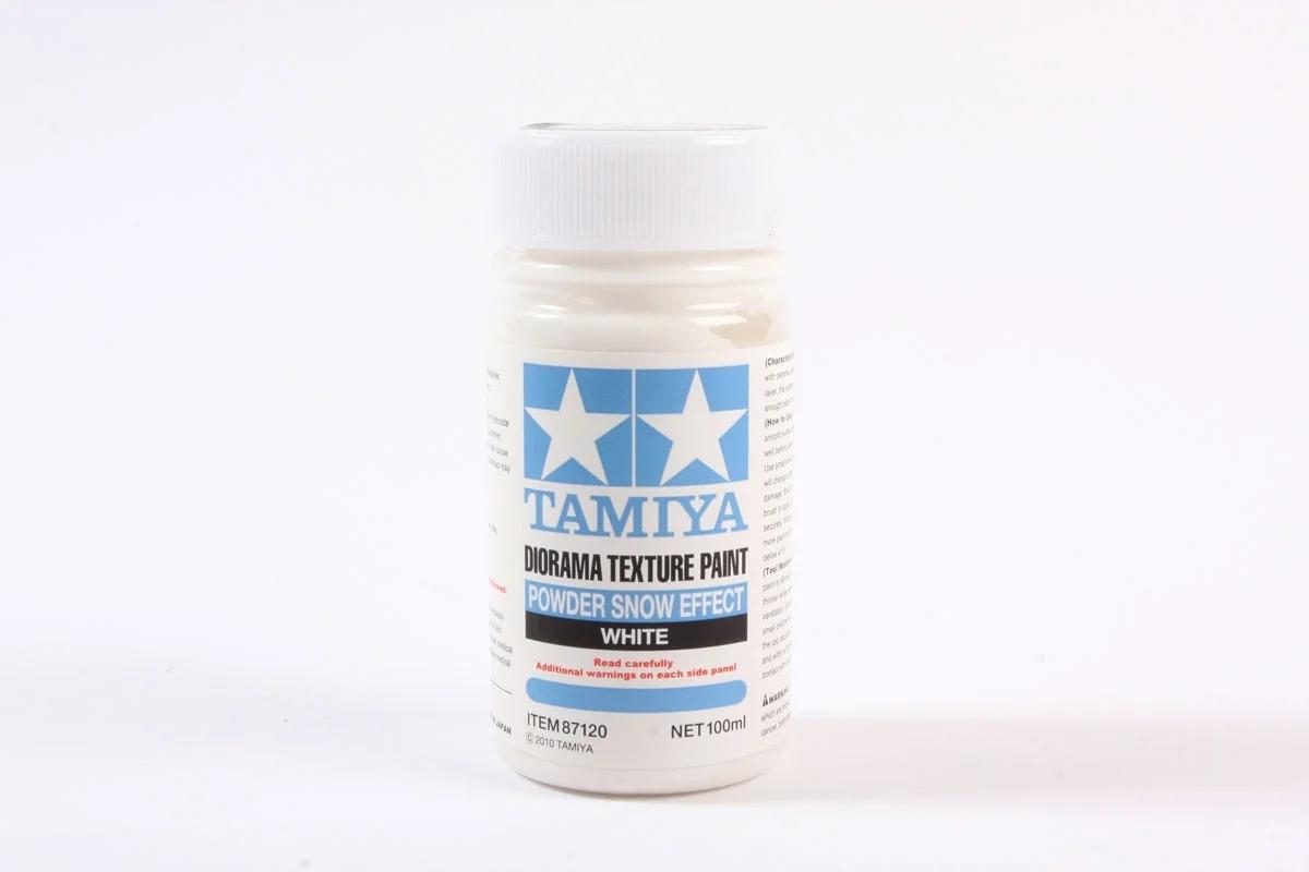 Tamiya Dio Texture Powered Snow 100ml Model Kit — official product photo 1