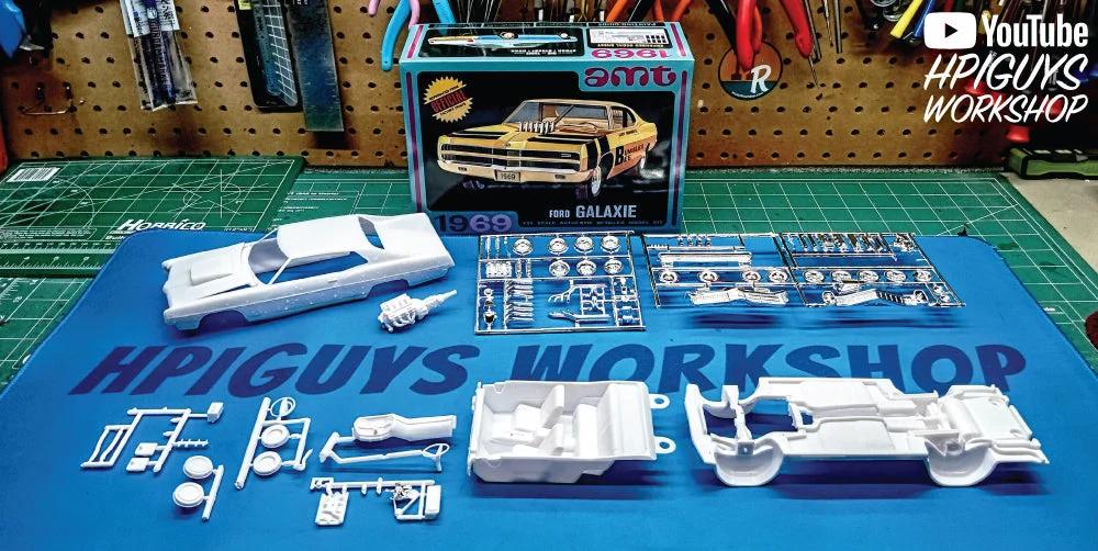 AMT 1/25 69 Ford Galaxie Hardtop Model Kit — official product photo 5