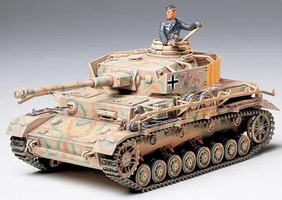 Tamiya 1/35 German Panzer IV Ausf J Model Kit — box art