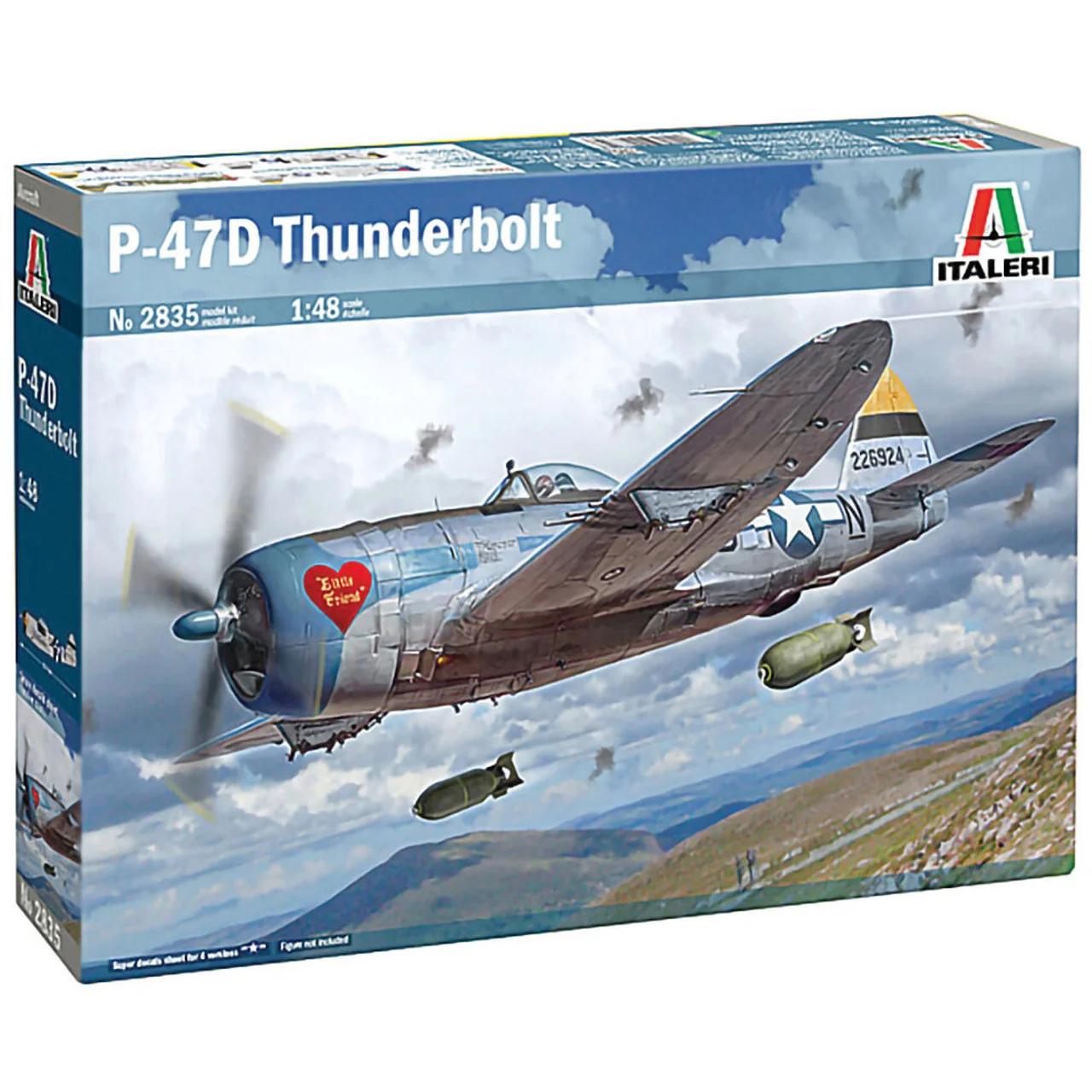 Italeri 1/48 P-47D Thunderbolt Eto Model Kit — box art
