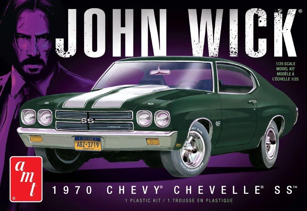 AMT 1/25 70 Chevy Chevelle John Wick Model Kit — box art