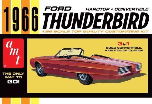 AMT 1/25 66 Ford Thunderbird Hardtop Conv Model Kit — box art