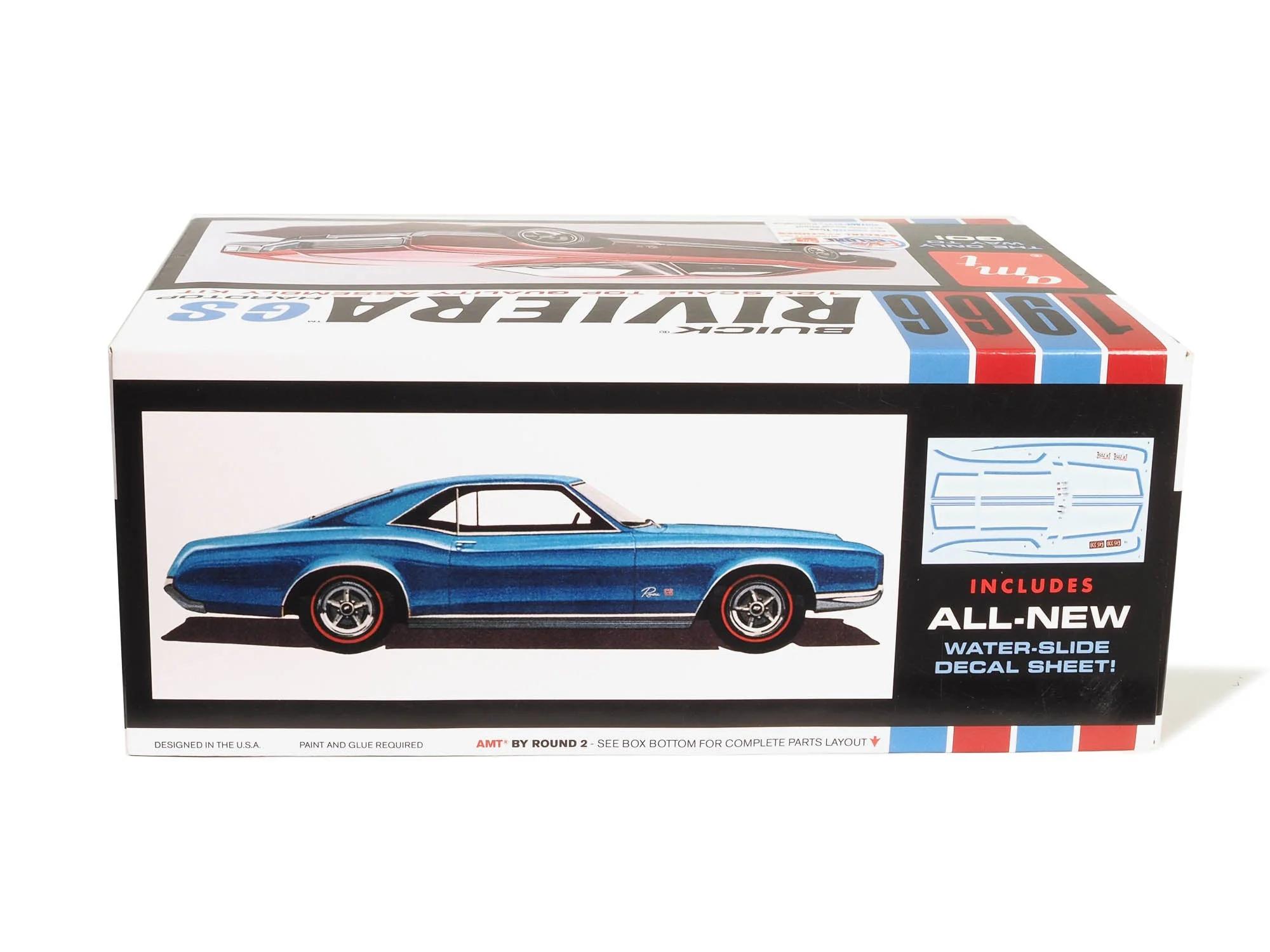 AMT 1/25 66 Buick Riviera Gs Model Kit — official product photo 3