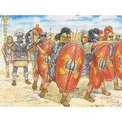 Italeri 1/72 I-II Century Bc Roman Inf Model Kit — box art