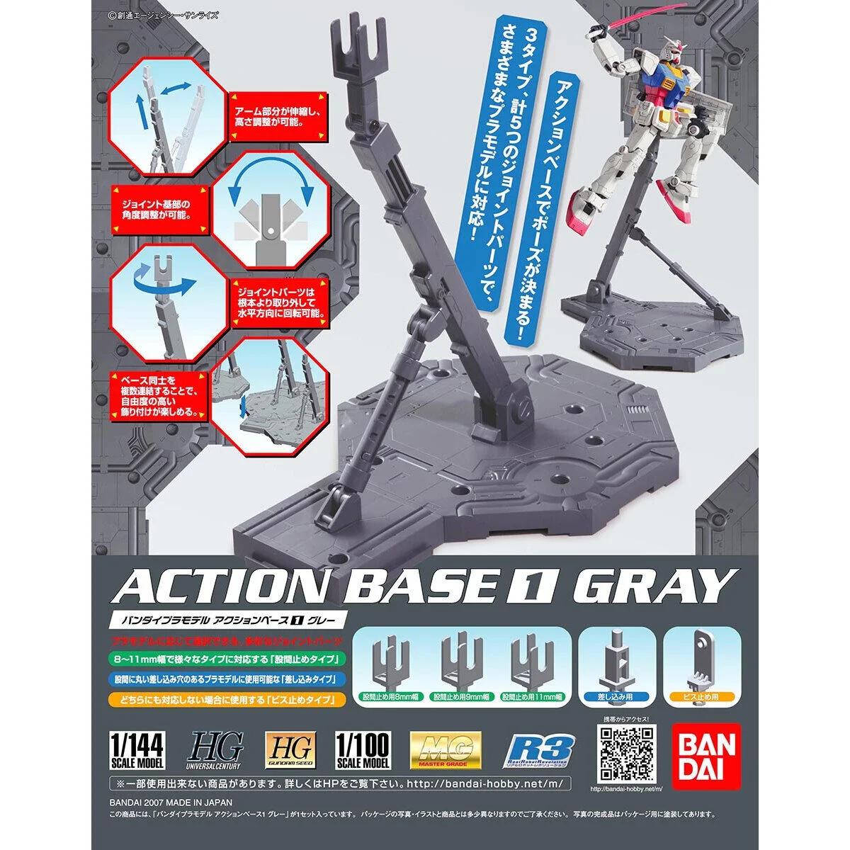 Bandai 1/100 AB Gray Action Base Bx-10 — official product photo 2