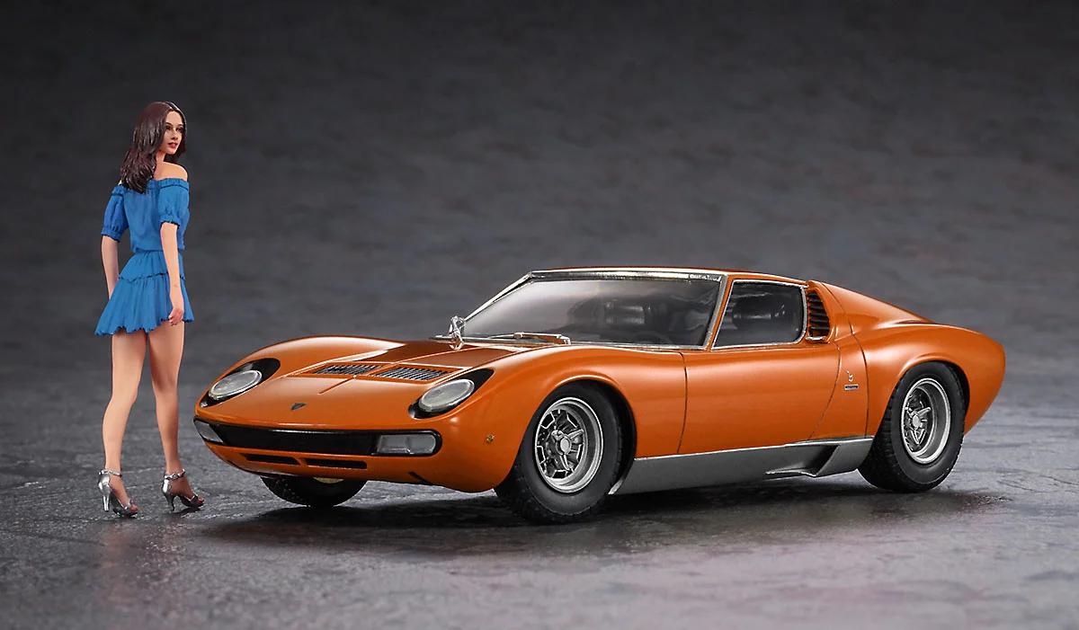 Hasegawa 1/24 Lamborghini Miura P400 Sv Model Kit — official product photo 2