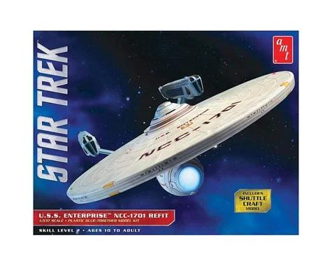 AMT Star Trek Uss Enterprise Refit Model Kit — box art