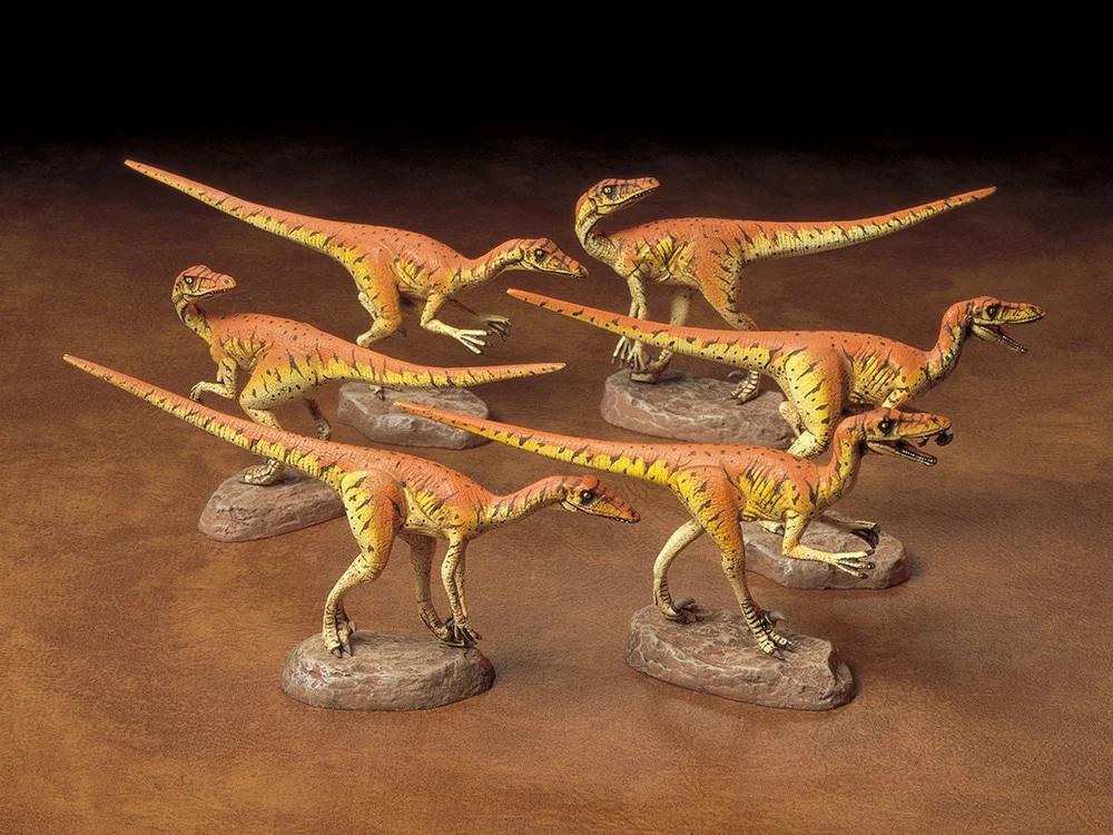 Tamiya Velociraptors Six Pak Model Kit — official product photo 1