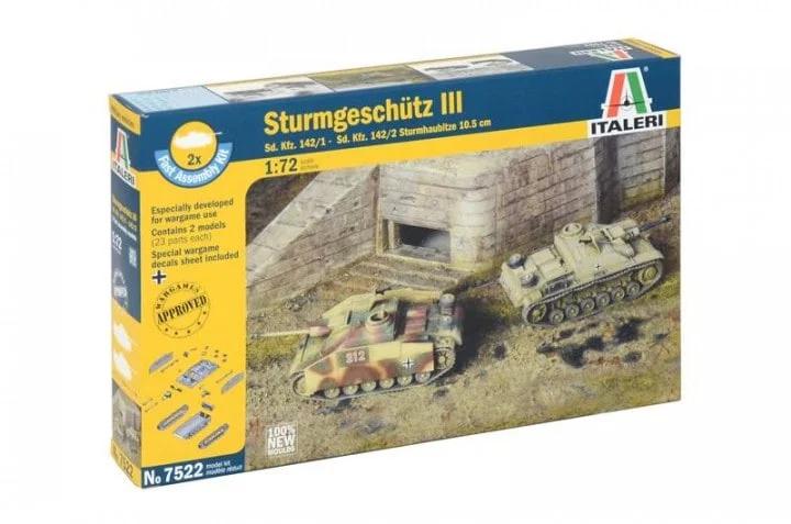 Italeri Sturmgeschutz III SD Kfz 142 Model Kit — box art