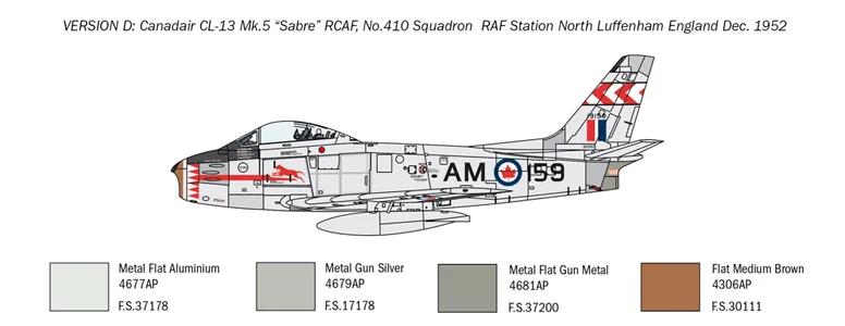 Italeri 1/48 F-86E Sabre — official product photo 6
