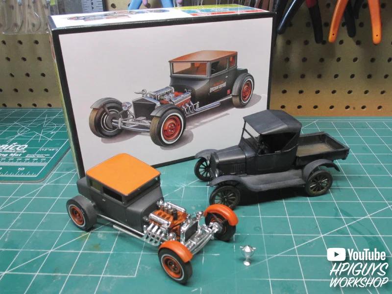 AMT 1/25 25 Ford T Chopped Model Kit — official product photo 5