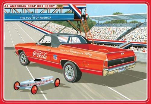 AMT 1/25 68 Chevy El Camino Ss Coca Cola Model Kit — box art