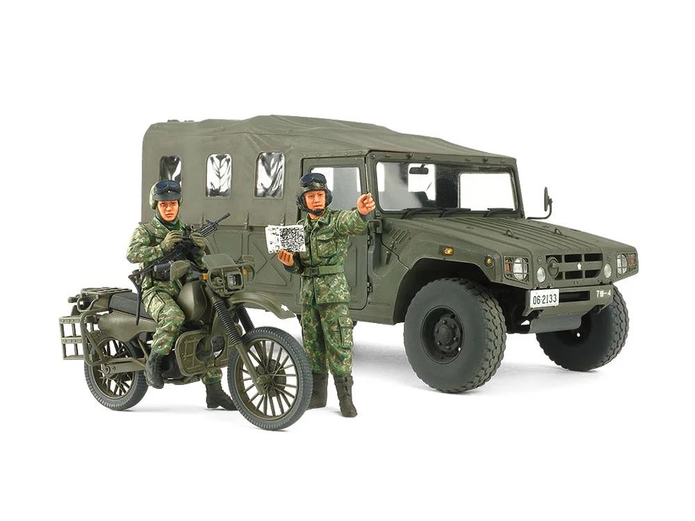 Tamiya 1/35 Jgsdf Recon Motorcycle Model Kit — box art