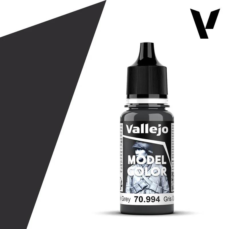 Vallejo Color Matt Dark Grey 6pk — product photo