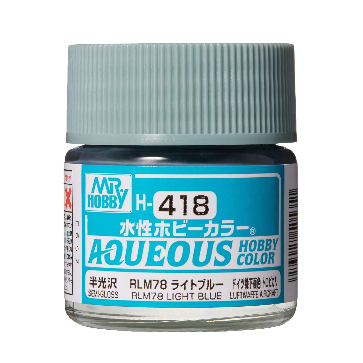 Mr. Hobby Aqueous Hobby Color RLM78 Light Blue (H418) 10 ml — official product photo 1