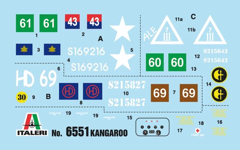 Italeri 1/35 Kangaroo Model Kit — official product photo 3