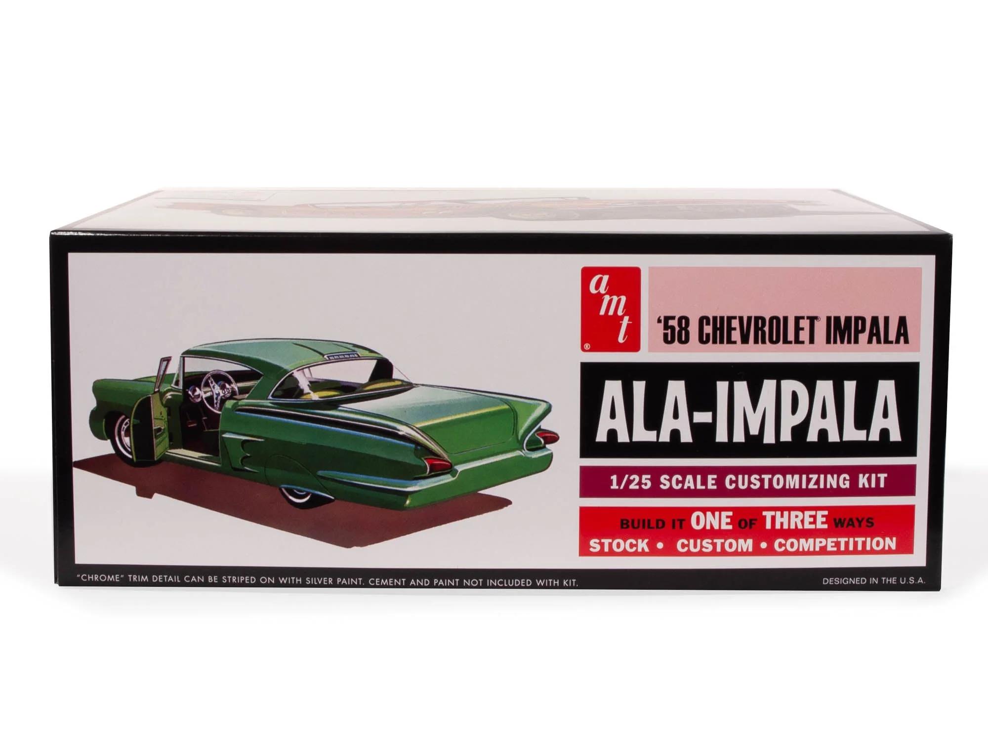 AMT 1/25 58 Chevy Impala Hardtop Ala Impala Model Kit — official product photo 3