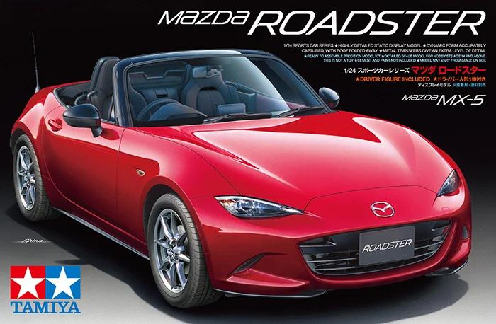 Tamiya 1/24 MX-5 Mazda Model Kit — box art