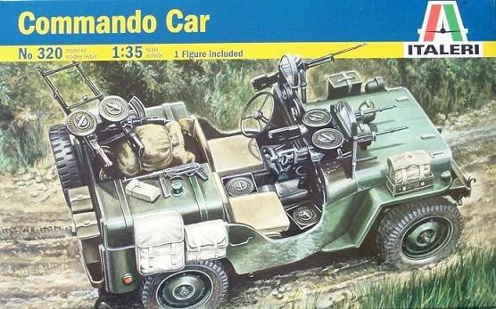 Italeri 1/35 US Commando Jeep Model Kit — box art