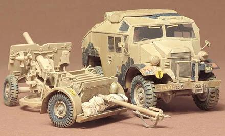 Tamiya 1/35 British 25-pounder Gun Model Kit — box art
