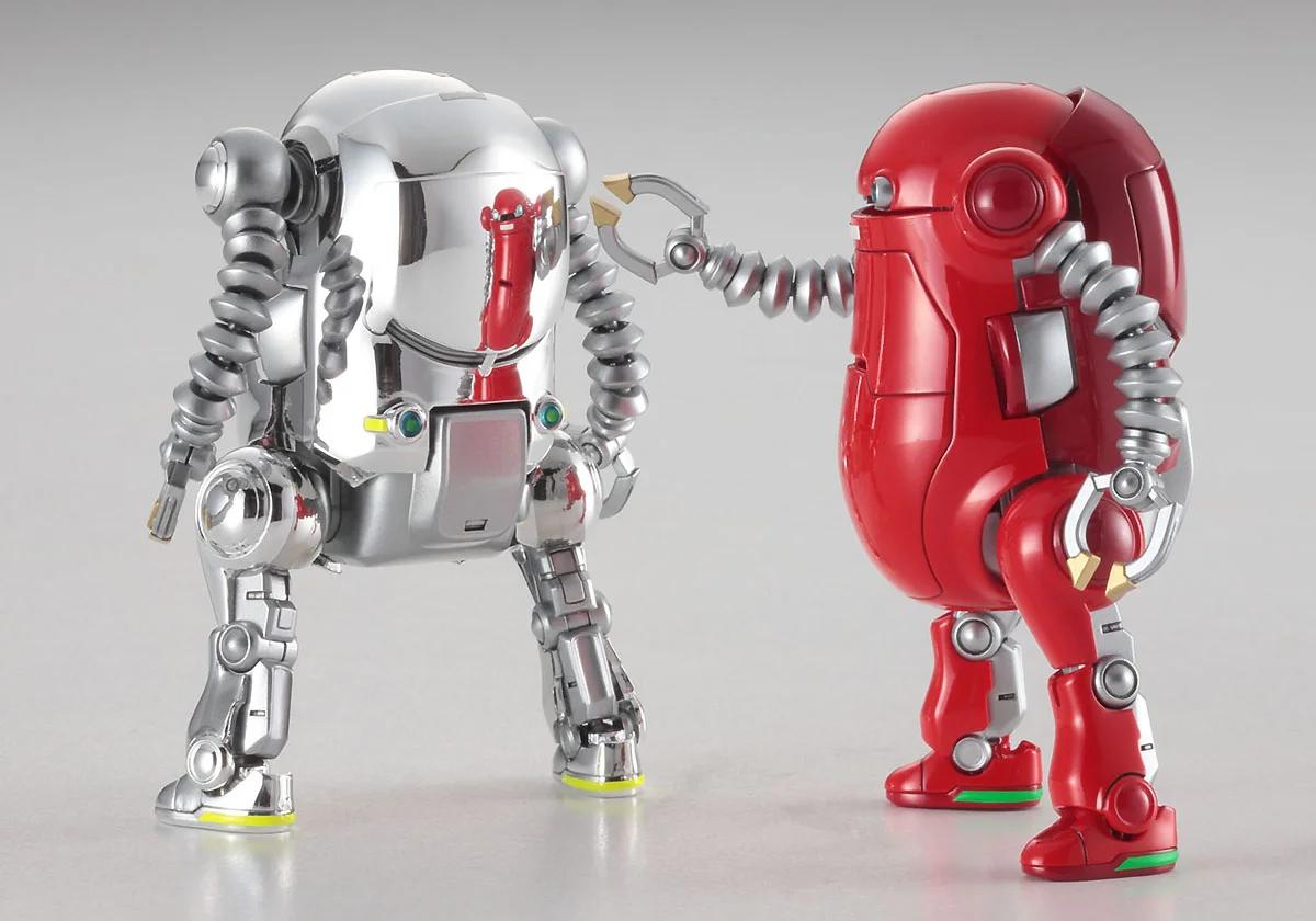 Hasegawa 1/35 Mechatrowego 20 Old Red Silver Model Kit — official product photo 4
