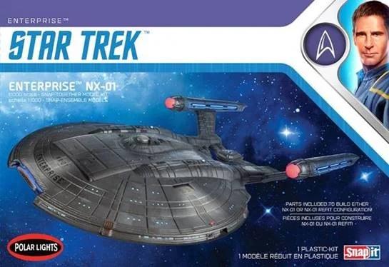 Polar Lights NX-01 Star Trek Enterprise Model Kit — box art