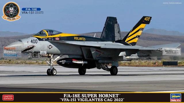 Hasegawa 1/72 A-18E F Super Hornet Vfa-151 Model Kit — box art