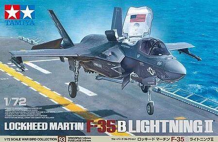 Tamiya 1/72 F-35B Lockheed Martin Lightning II Model Kit — box art