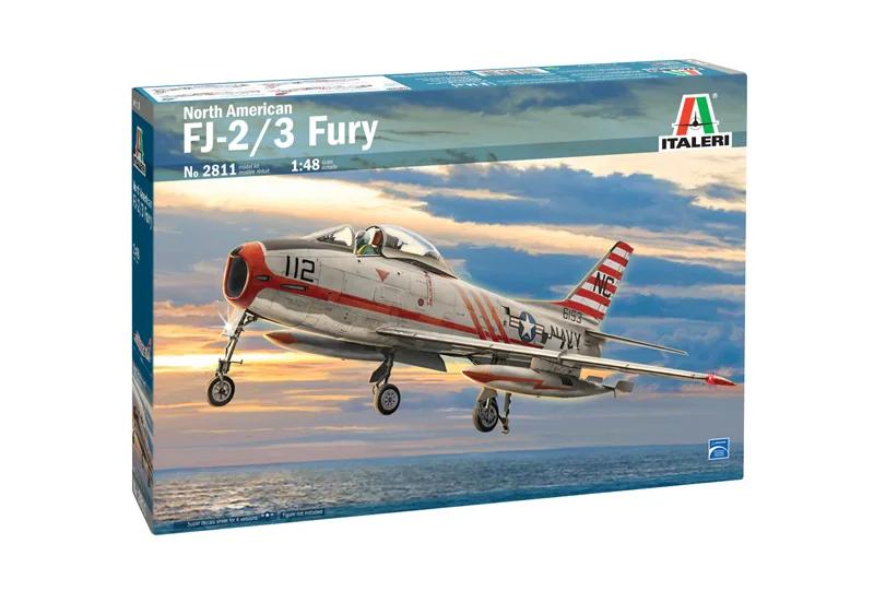 Italeri 1/48 FJ-2 North American 3 Fury Model Kit — official product photo 1