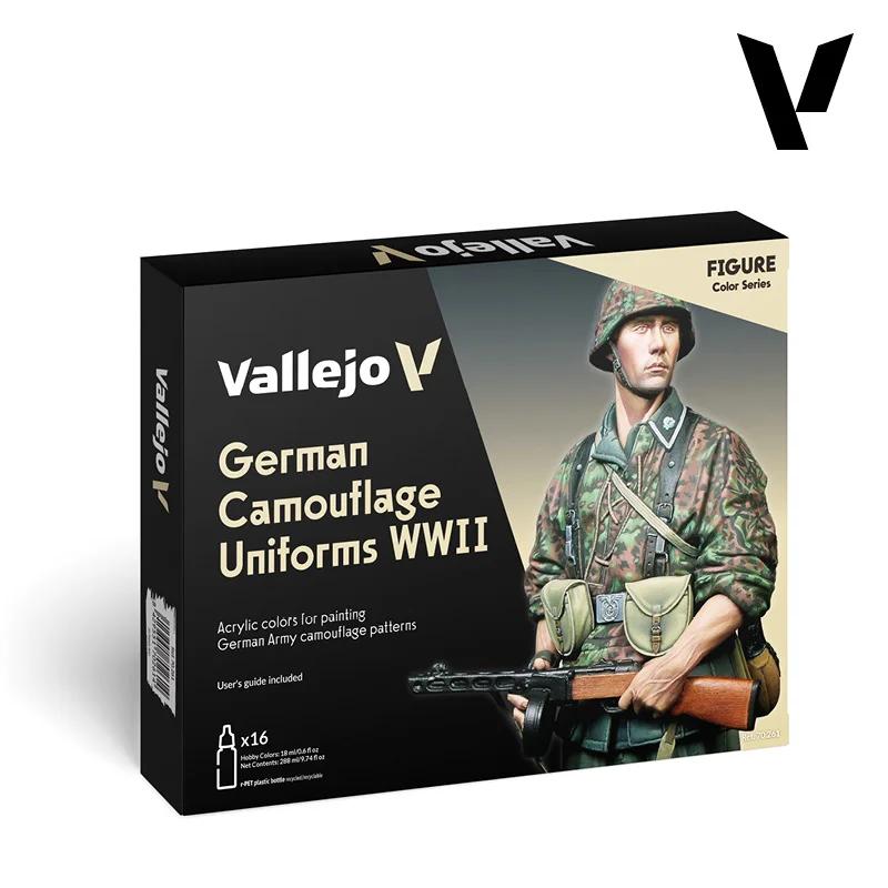 Vallejo German Uniforms WWII Color Set 8pc — product photo
