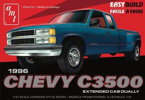 AMT 1/25 C-3500 96 Chevrolet Dually Pu Model Kit — box art