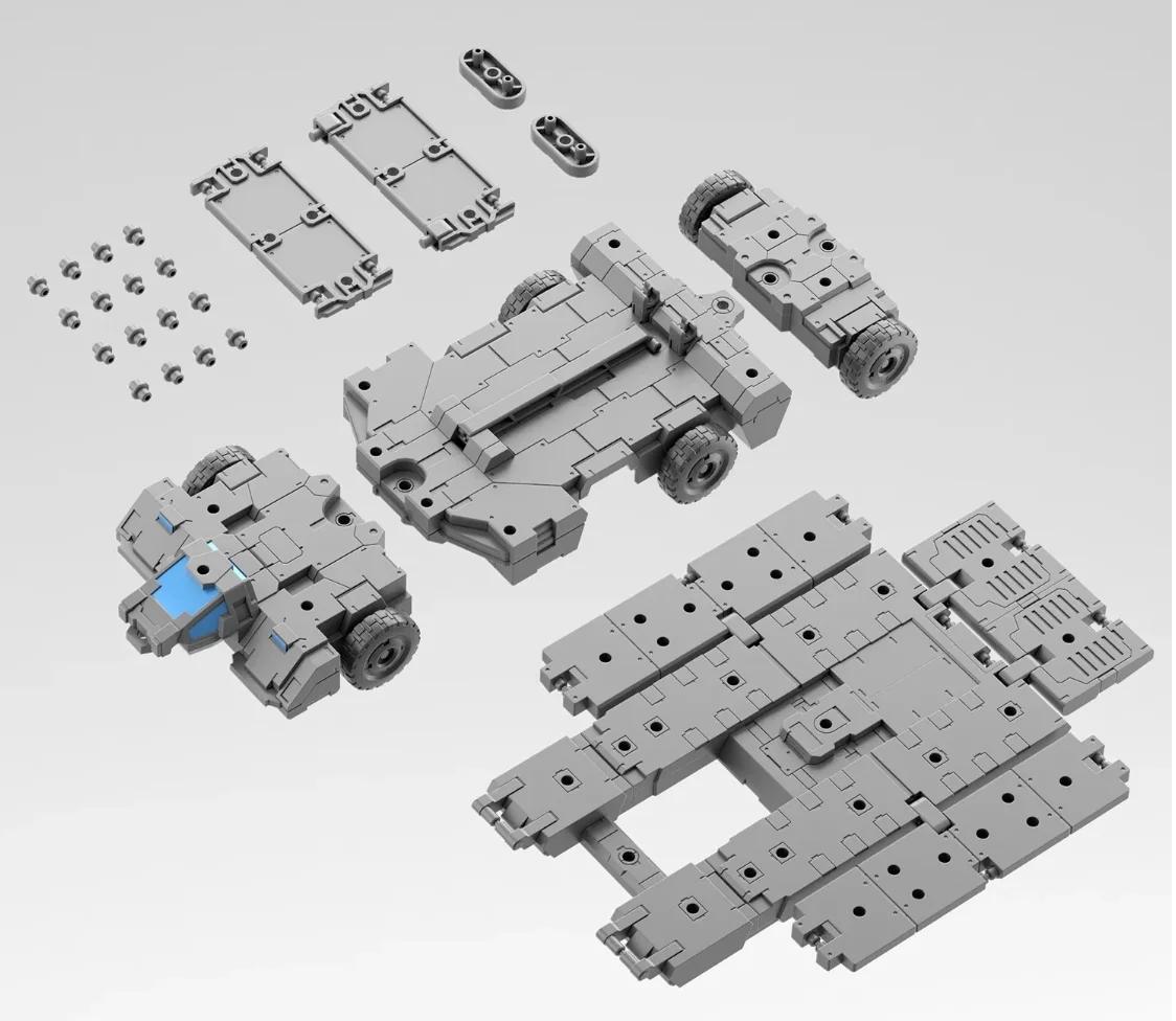 Bandai 1/144 30MM Extended Armament Vehicle Model Kit — official product photo 2