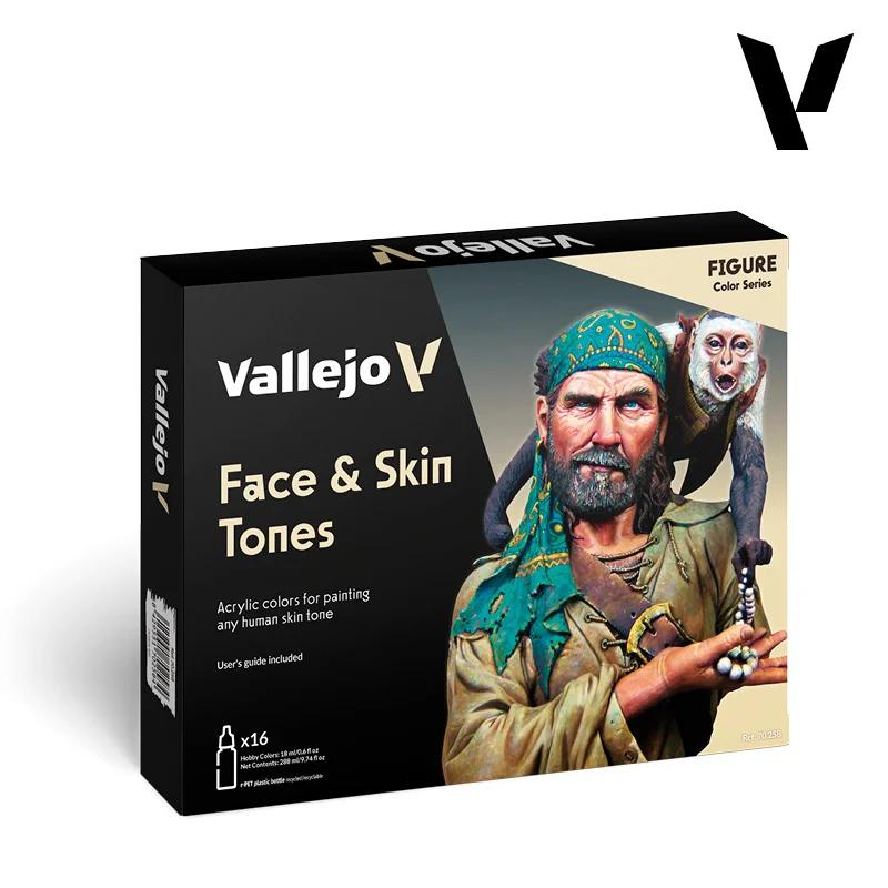 Vallejo Face Skin Tones Color Set 16pc — product photo