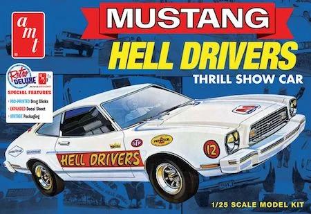 AMT 1/25 77 Ford Mustang Hells Drivers Model Kit — box art