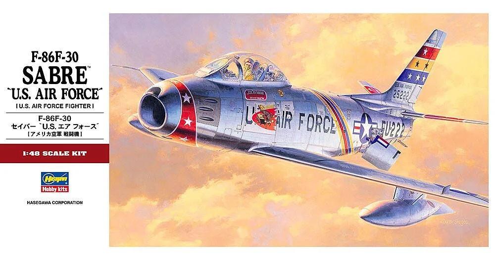Hasegawa 1/48 F-86F Sabre USAF Model Kit — official product photo 1