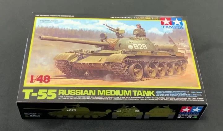 Tamiya 1/48 T-55 Russian Medium Tank — product photo