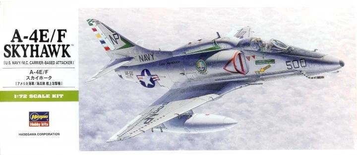 Hasegawa 1/72 A-4E F Skyhawk Model Kit — box art